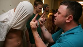 Rough Group Initiation: Haze Him Hard & Fucked Repeatedly
