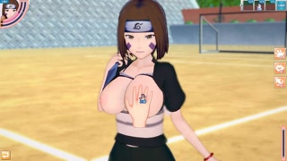 [Hentai Game Koikatsu! ]Have sex with Big tits Naruto Rin Nohara.3DCG Erotic Anime Video.
