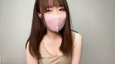 Masturbate lying down in a tank top