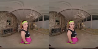 Intense Sex Workout With Natural Teen In Yoga Pants Freya Parker VR Porn