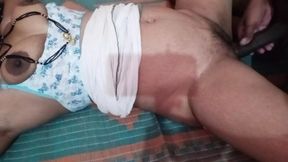 Desi Bhabhi was happy today after getting fucked by a big dick