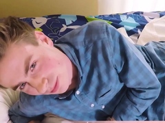 Sexy teen has a crush on his stepbro
