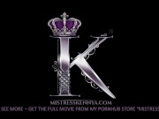 Mistress Kennya: smoking hot leather tease preview