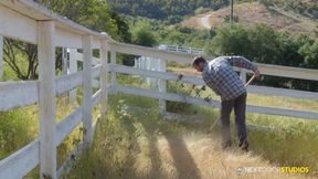 Gay Bareback Threesome On a Farm - Next Door Studios