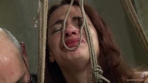 Daddy punishes his suffering slut