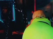 Sexy tatted White girl Claps them Cheeks