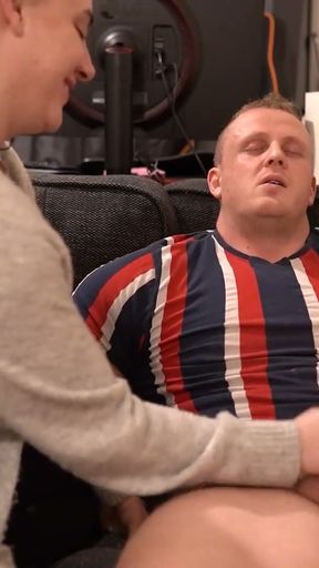 Stepsister Bets Stepbrother She Can Make Him Cum - Who Will Win?   Clip 1
