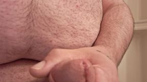 Two weeks of build up huge cum load.