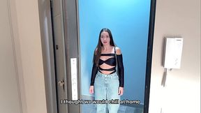 Stranger Accidently Show Me Her Big Tits And I Can'_t Resist To Fuck Her