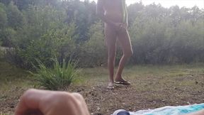 Cruising Lake Fun, public ,caught , nude , outdoor , phat fuckpole