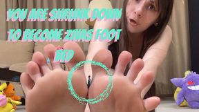 4K Ziva Fey You Are Shrunk Down To Lay In Ziva's Feet CUSTOM