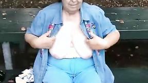 ”Old Woman Flashing In Public”
