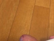 Morning piss and cum