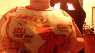 Having Fun with my Huge Juicy Melons under my Shirt with no Bra