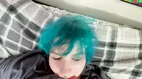 Emo Girl With Huge Tits Give Sloppy Head and Tittyfuck
