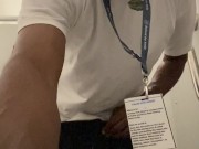 Slow Motion Dick Flash at Work