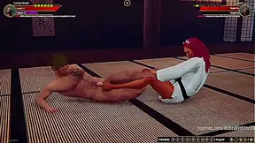 Tommy Tinkler Faces Off Against Nude Franzi in Steamy 3D Hentai Battle