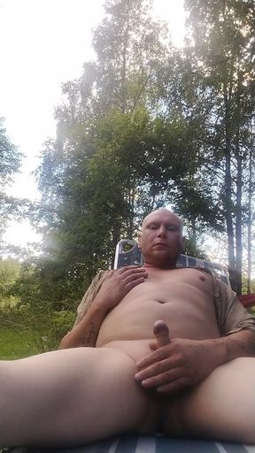 Risky Outdoor Masturbation.