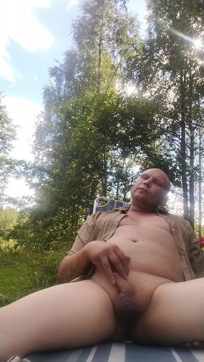 Risky Outdoor Masturbation.