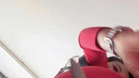 Giantess Ada Wong set on a tiny sneaky man