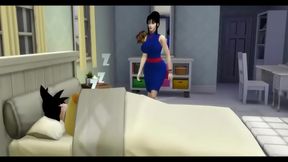 Stepmom Chichi Fucks Stepson While Cuckolding Husband in Wild Anime NTR Scene