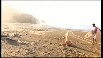 Blonde Powerhouse Alexis Finds Some Cock on the Beach