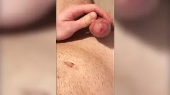German twink edges and moans before shooting cum