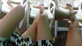 j aimerai bien un petit massage des jambes et des pieds sur ma terrasse ! qui se...