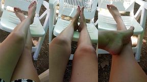 j aimerai bien un petit massage des jambes et des pieds sur ma terrasse ! qui se...