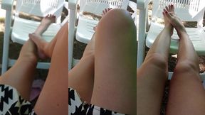 j aimerai bien un petit massage des jambes et des pieds sur ma terrasse ! qui se...