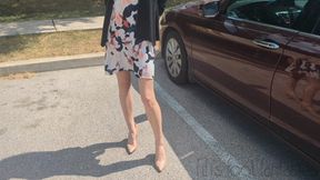 Fifi trying to drive her coworkers back to the office after lunch and she has to crank and crank her car again get it to start *discounted replay in case you missed it*