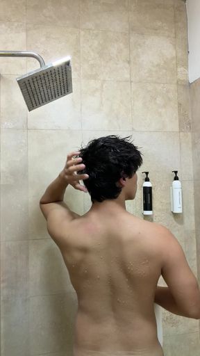 Flexing My Muscles in the Showers