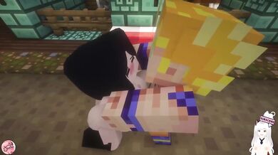 Busty Milf Ada Wong Gets Deepthroat Swallow Throat Fucked In Minecraft Animation