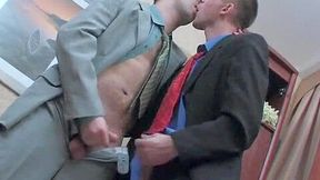 Gay office anal sex scene