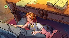 Innocent Witch Ginny Weasley Sucking Off Under The Desk