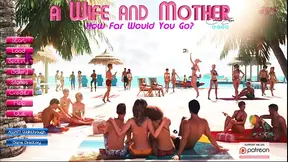 Animated group sex in the mall
