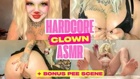 Hardcore Clown ASMR – Anal Play, Pee, Dildo, Feet