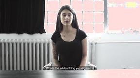 ”CASTING FRANCAIS - Yasmine Diaz Canadian Teen Hard Banged - AMATEUREURO”