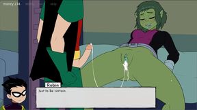 Horny Teen Titans Raven & Terra Enjoy Steamy Anime Action With Starfire