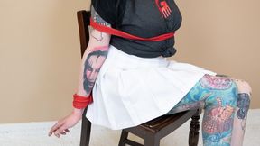 1068 Lexi Fetisha in White Skirt