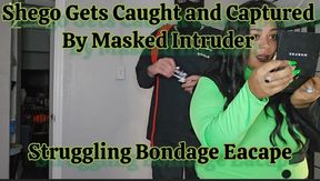 Shego Gets Caught and Captured By Masked Intruder Struggling Bondage Eacape Fetish