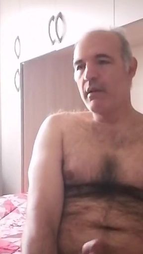 Grandma Interrupts Her Dirty and Horny Grandson's Handjob