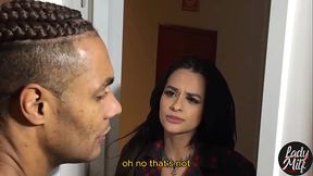 I made up an excuse for my hot neighbor to come over to my house, he just didn'_t know I wanted his dick (English Subtitles)