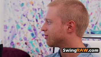 Outdoor fun with kinky couples who share their partners in wild swinger orgies!