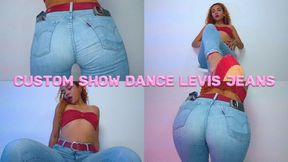 CUSTOM SHOW DANCE LEVI'S JEANS