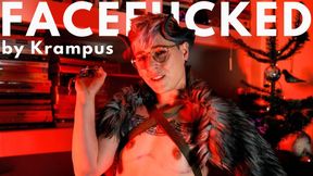 Facefucked by Krampus - Jaq Quicksilver Punishes You With POV Demon Cock and Big Clit Facefucking - FtM, trans, femdom, holiday, strapon - 720p mp4