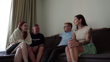 SWINGERS: Amateur Couple Swap With ANAL