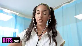 Three Hot Doctors Take Turns Bouncing Up And Down On Lucky Patients Dick