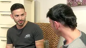 Neighbor Takes Care of Injured Buddy, Making Him Cum Hard