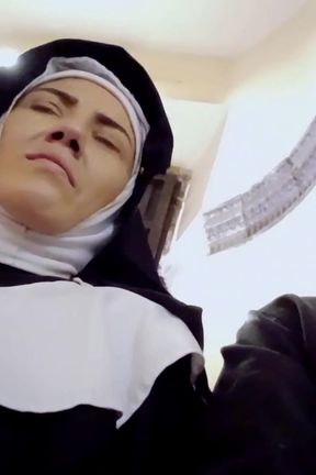 Ccbh Nun Raymunda Pleasures Herself in Her Room with a Carrot